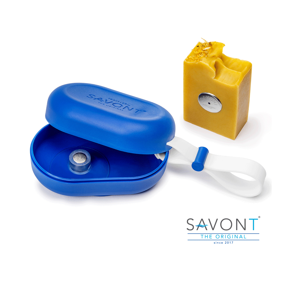 SAVONT Original Traveler Soap Box | Always dry & clean | soap tin case